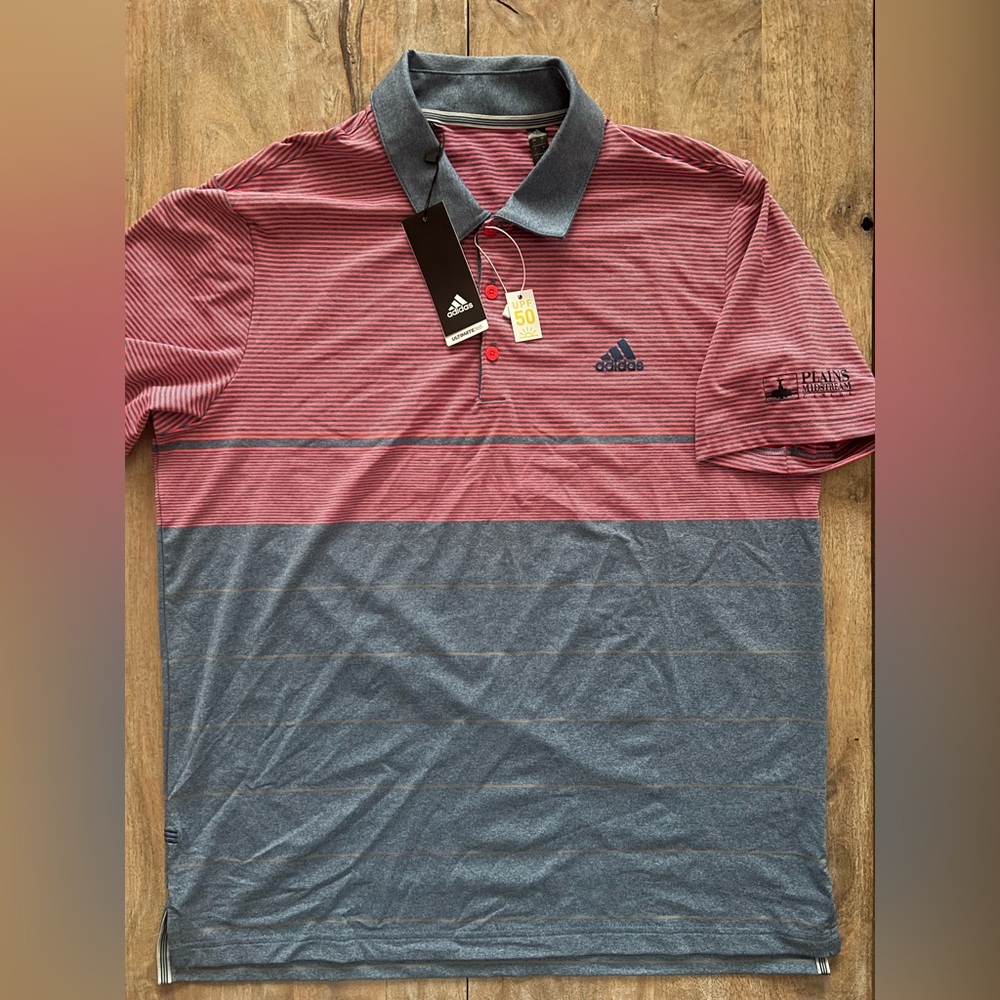 3/$90 NEW adidas golf polo